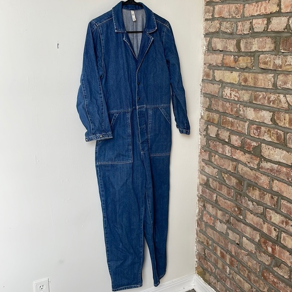 Pants & Jumpsuits Zara Denim Jumpsuit Poshmark